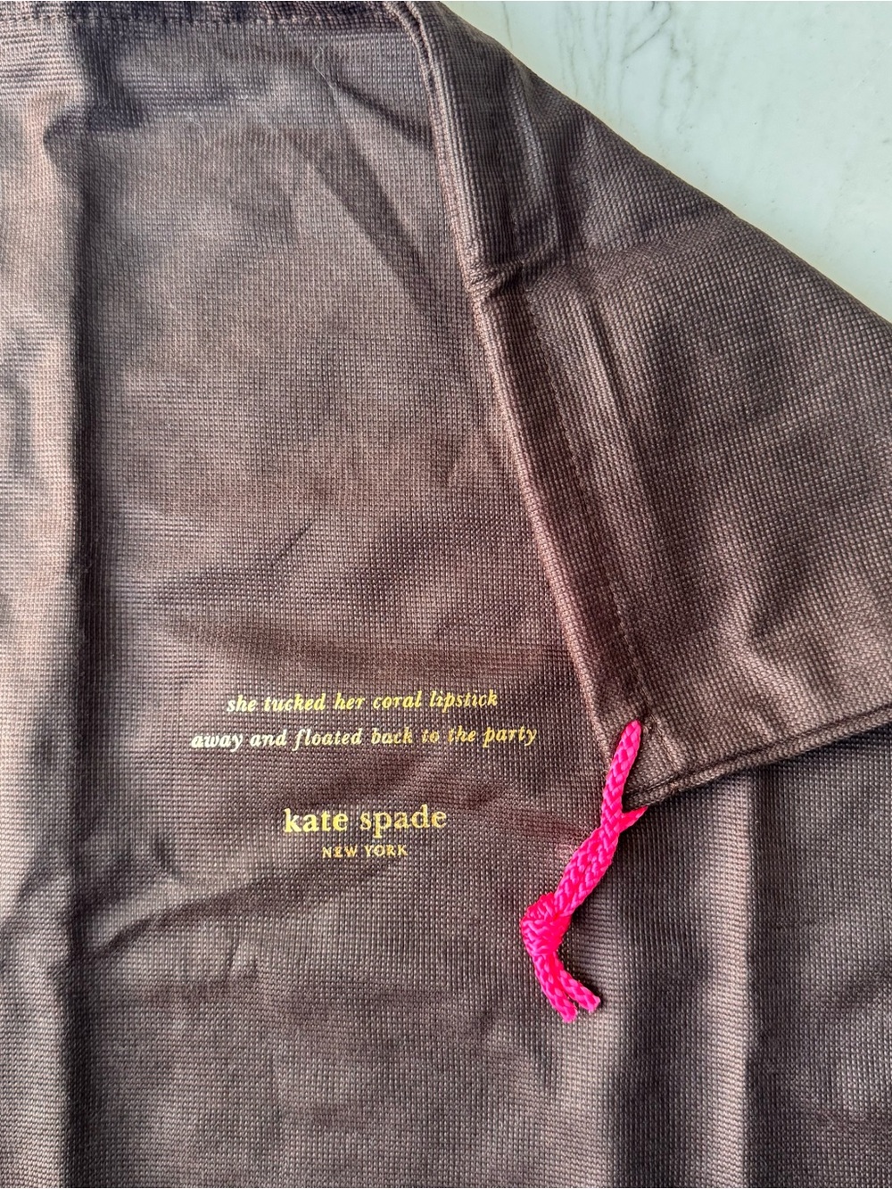 Kate Spade Lg. Dust Bag